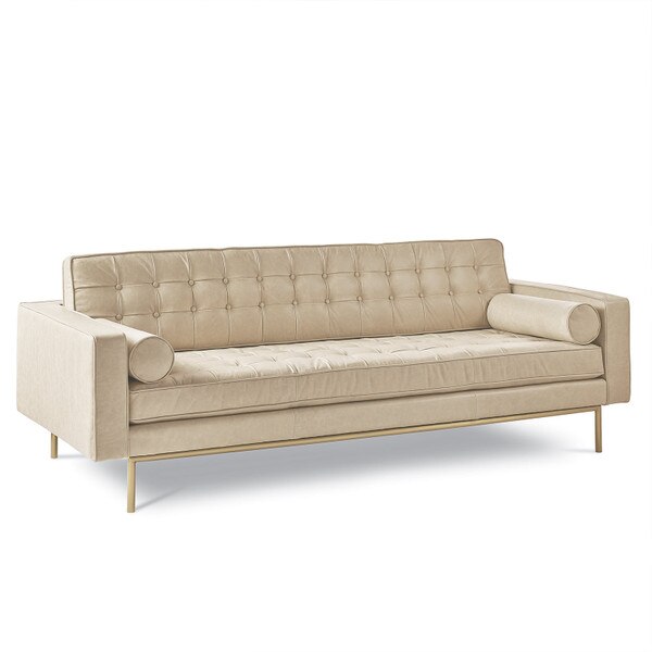 Carmine Leather Sofa